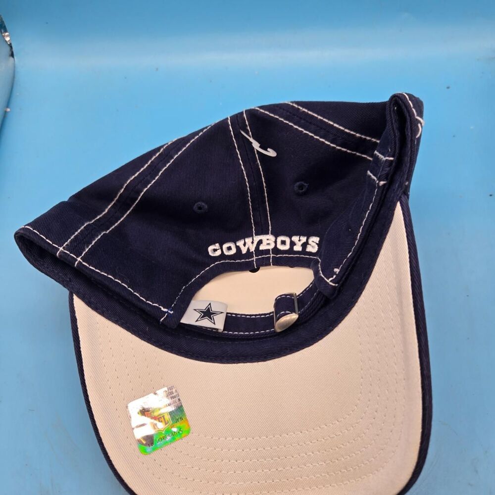 Nfl Dallas Cowboys Women's Navy Hat (BR) - Picture 2 of 2